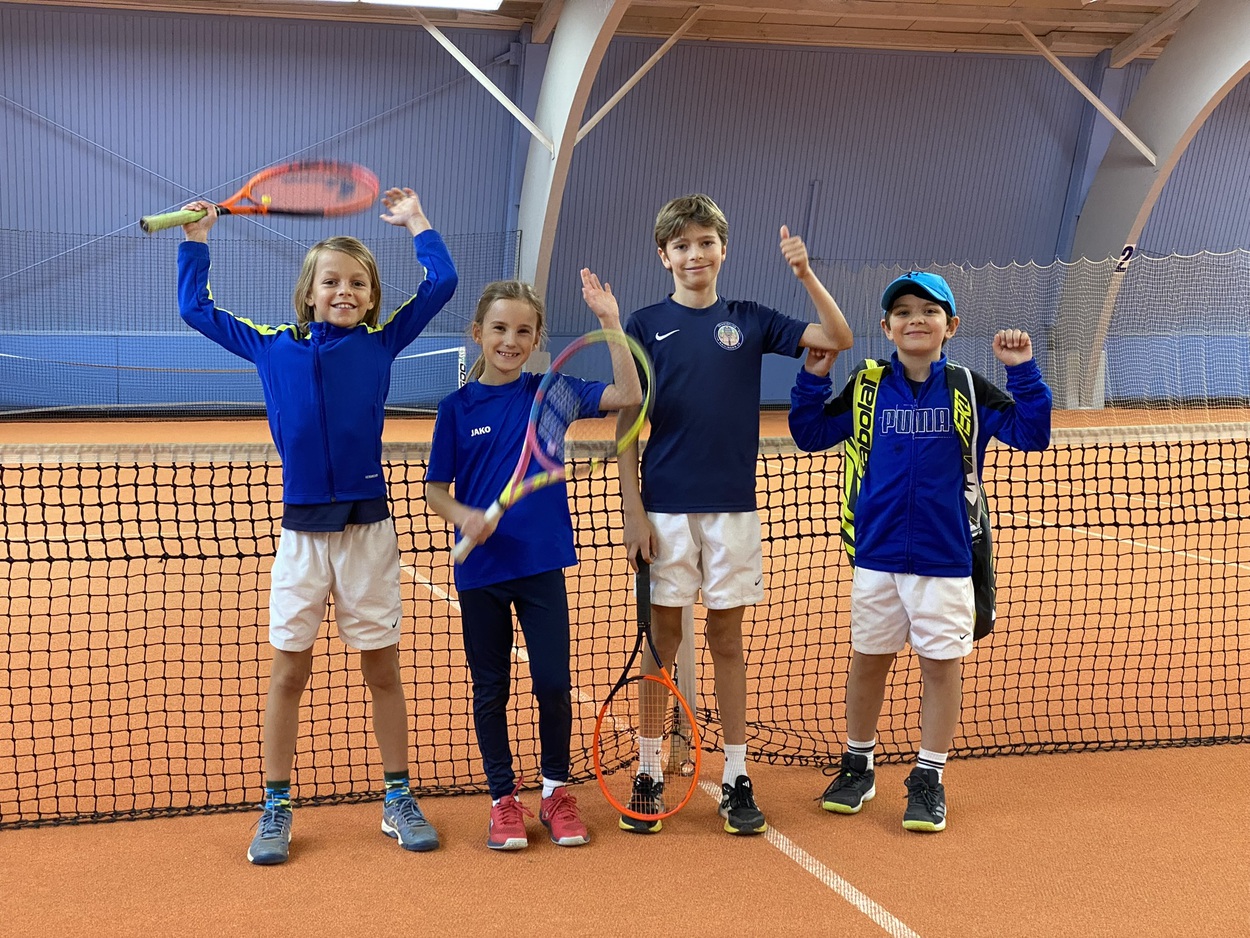 Erfolgreicher Auftakt in die Wintersaison für die U12 grün-Mannschaft des TC Gailingen