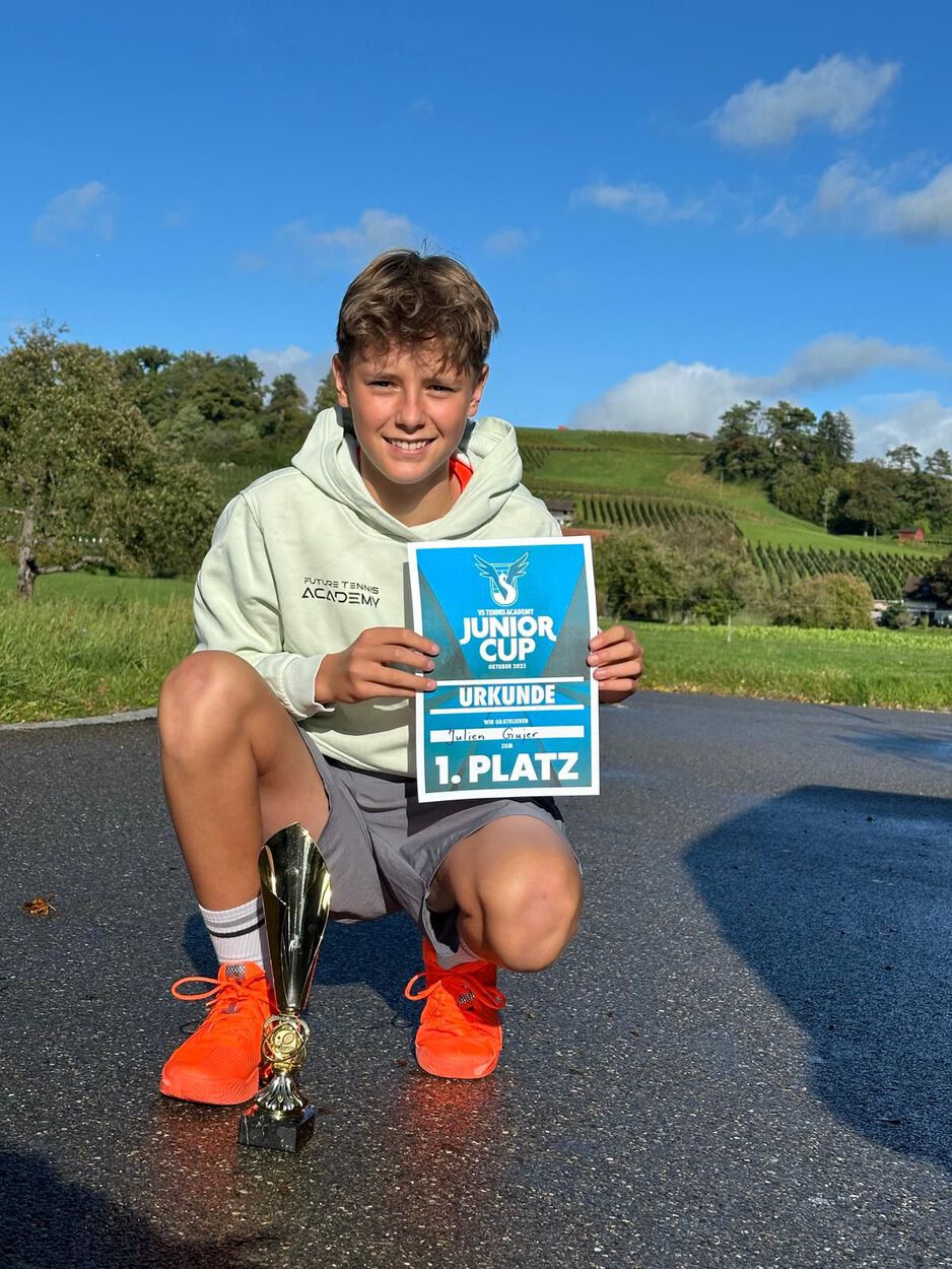 Turniersieg für FTA-Pro-Spieler Julien Gujer – Einstieg in die deutsche Junioren-U14-Rangliste